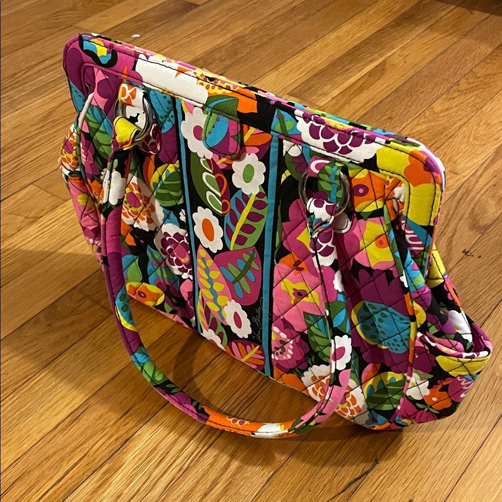 NWT Vera Bradley Vibrant Floral Women's Frame Bag - Picture 6 of 11